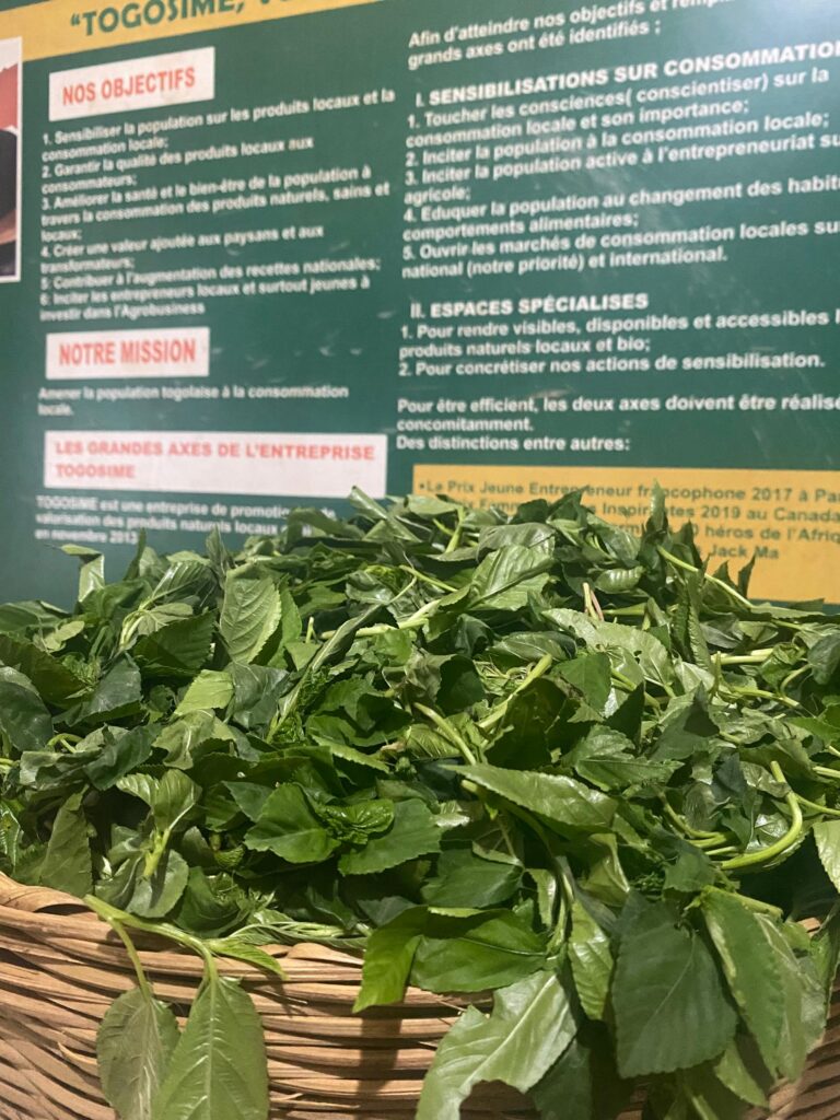 légumes bio adémè disponible à la boutique Togosime